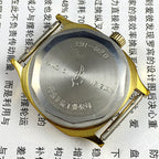 33mm Chunlan manual steel watch with silver dial, 17-jewel movement, and adjustable stainless steel band.