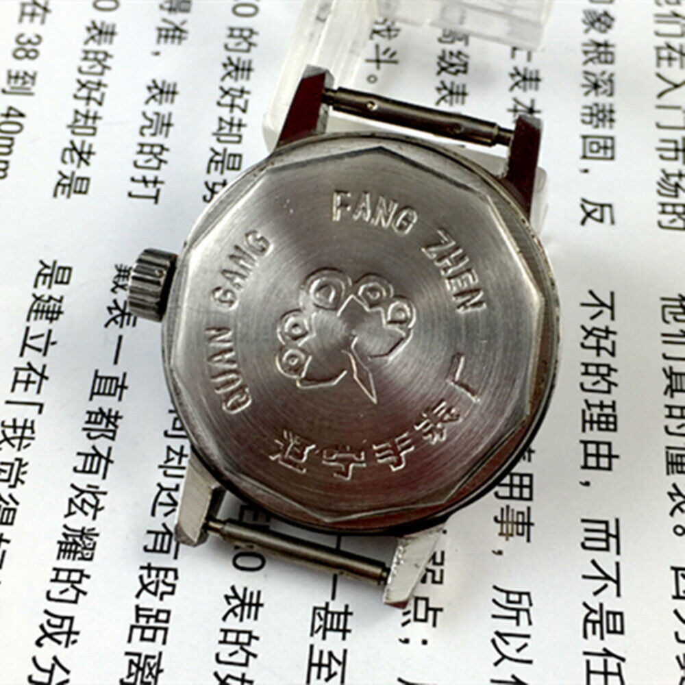 26mm Kongque Lady Watch with silver dial, 19 jewels, manual movement, and stainless steel band.