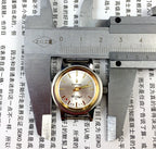 26mm Kongque Lady Watch with silver dial, manual mechanical movement, steel band, elegant design.