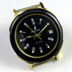 Black dial 37mm Kongque automatic mechanical watch with Roman numerals and 33 jewels for precision.