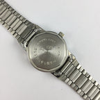 China Donglang Steel automatic watch with golden dial, 17 jewels, and steel band for elegant wear