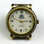SHANGHAI JINJI manual mechanical watch with 17 jewels, Roman numeral dial, and shock-resistant design.