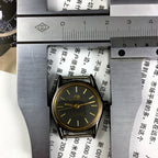 Seagull black dial ladies mechanical watch with 19 jewels, manual wind, handcrafted in Tianjin China.