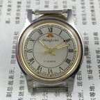 HONGLIAN 32mm manual mechanical watch featuring 17 jewels and a classic Roman numeral dial in elegant design.