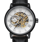 Men's Automatic Mechanical Watch with Steel Band