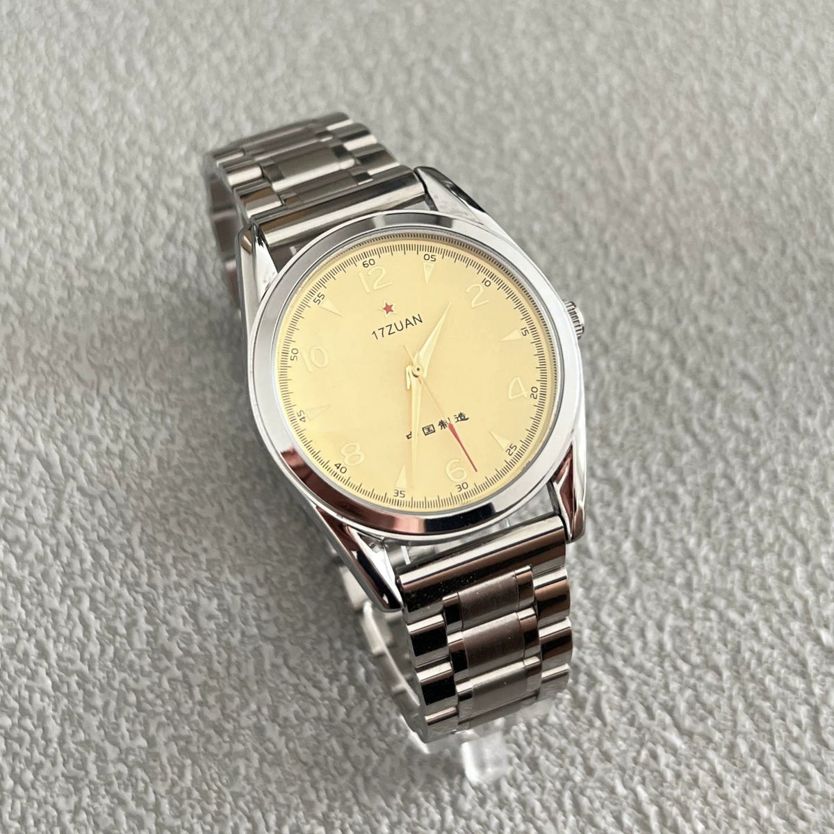 Vintage 7120 Manual Wind Military Men's Watch August 1st Commemorative NOS