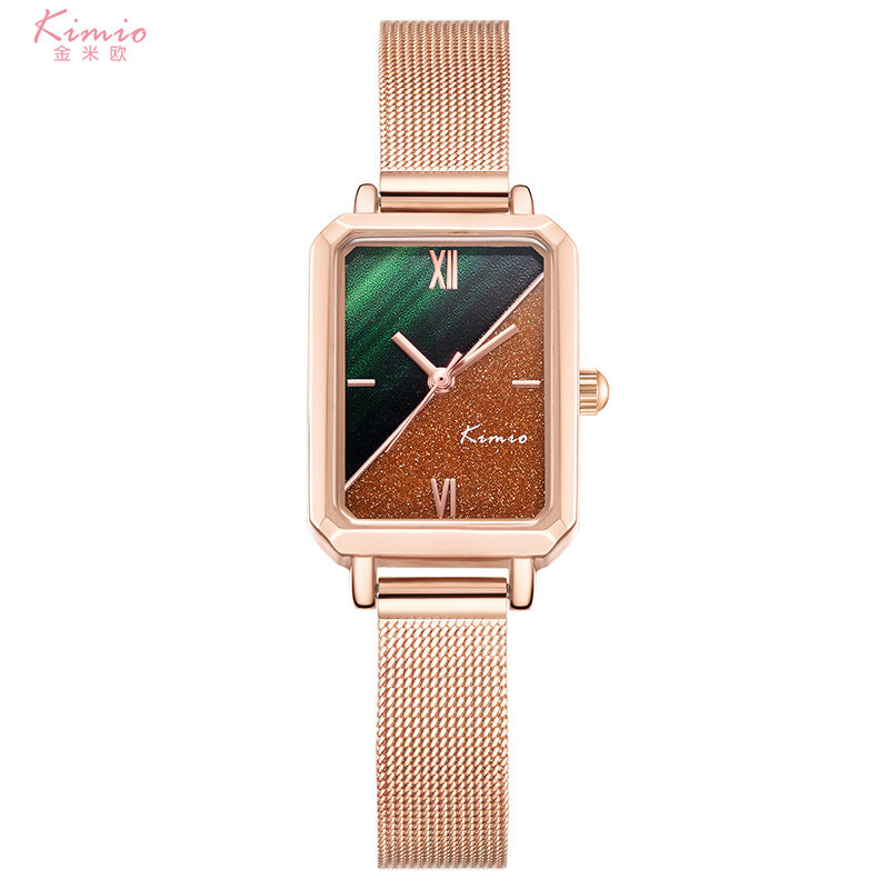 Women's Ins-Style Vintage Small Square Waterproof Watch