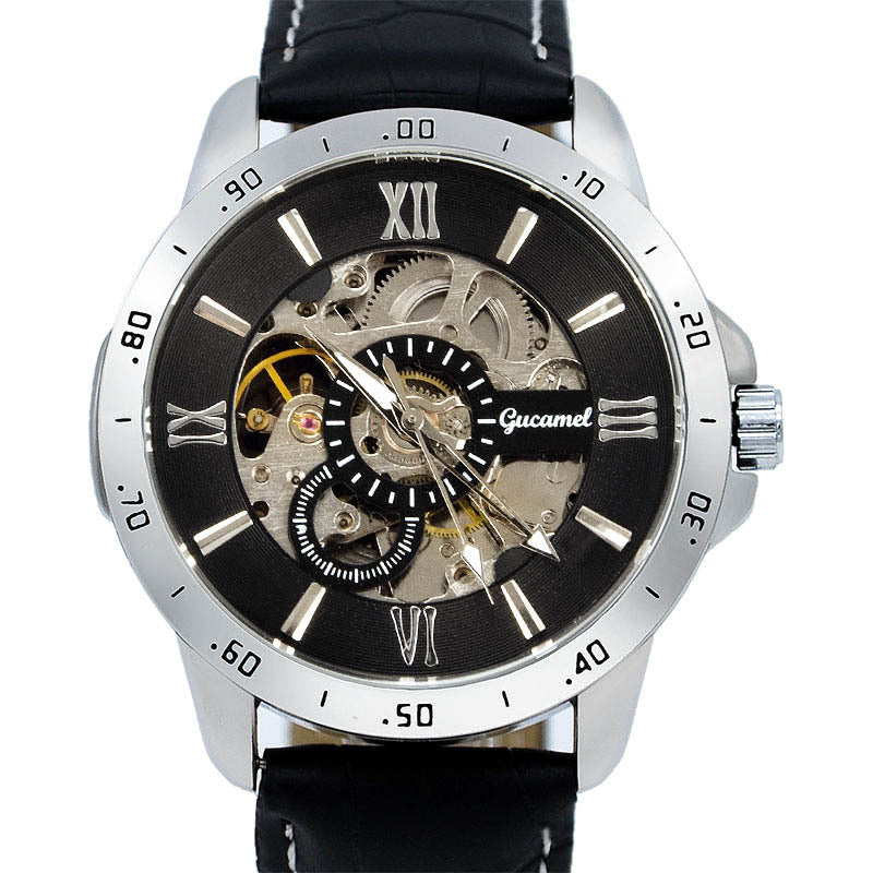 GESMART Men's Automatic Mechanical Watch Luminous Self Winding Wristwatch