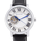 GESMART Men's Roman Numeral Skeleton Automatic Mechanical Watch Fashion Trendy