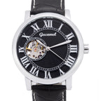 GESMART Men's Roman Numeral Skeleton Automatic Mechanical Watch Fashion Trendy