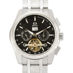 GESMART Men's Multifunction Tourbillon Skeleton Automatic Mechanical Watch Luminous Wristwatch