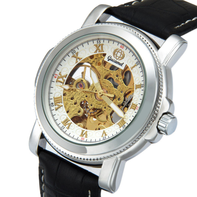 GESMART Men's Automatic Mechanical Watch Fashion Business Self Winding Wristwatch