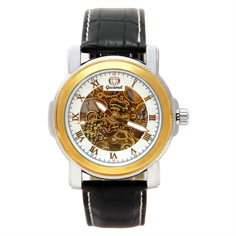 GESMART Men's Automatic Mechanical Watch Fashion Business Self Winding Wristwatch