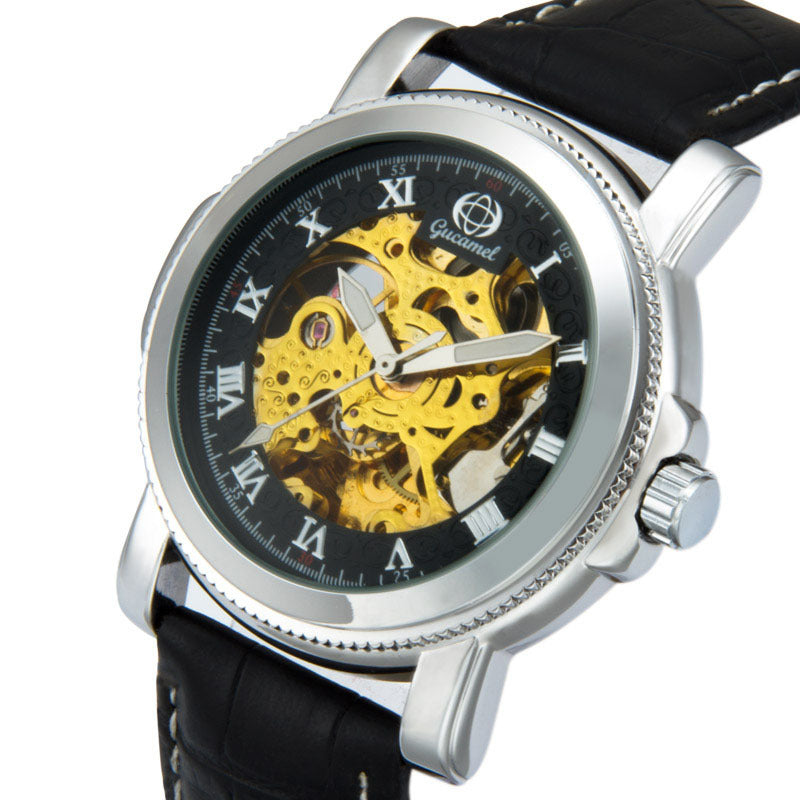 GESMART Men's Automatic Mechanical Watch Fashion Business Self Winding Wristwatch