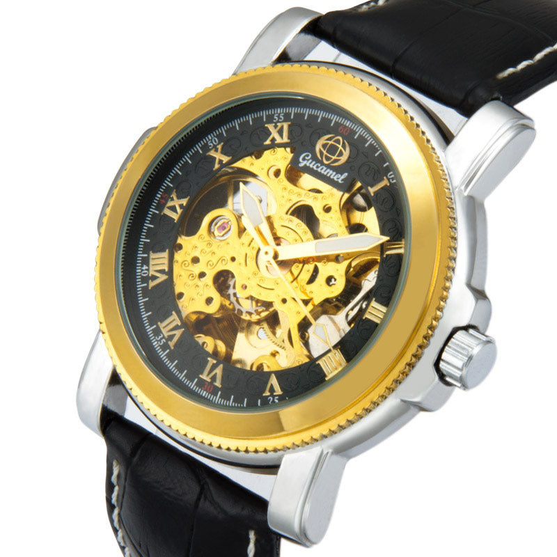 GESMART Men's Automatic Mechanical Watch Fashion Business Self Winding Wristwatch