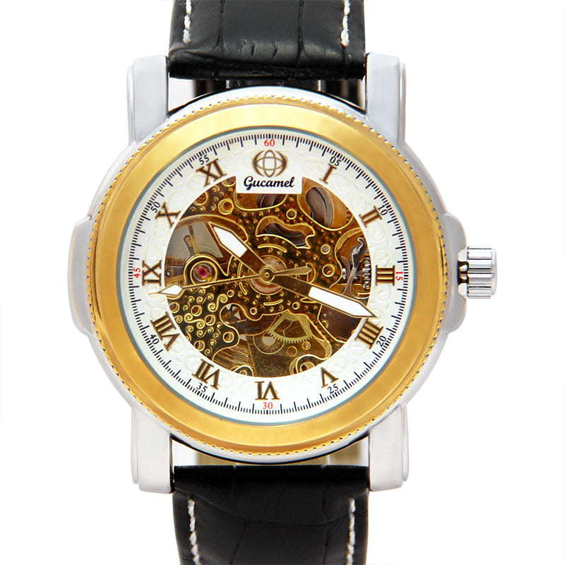 GESMART Men's Automatic Mechanical Watch Fashion Business Self Winding Wristwatch