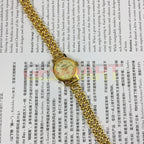 Shanghai brand lady manual mechanical watch with 17 jewels, golden nail design, and 22mm elegant case size.