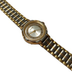 HAIDA Two-Tone Vintage Quartz Watch Round Glass Crystal NOS Third Factory