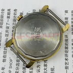 Shanghai Factory mechanical watch with golden nail markers and gradient grey dial for elegant wear.
