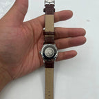 Beijing 36mm Double Rhomb watch with silver case, manual movement, and silver nail hour markers for classic style.