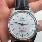 37mm Shanghai Factory 7120 men's manual mechanical watch with shock-resistant feature and classic design.