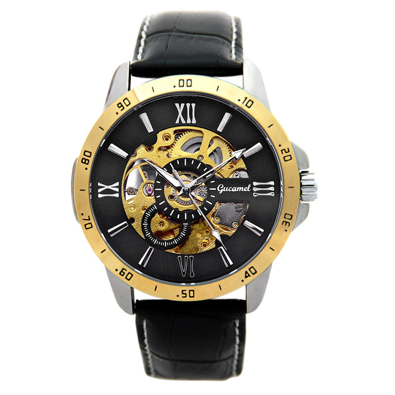 GESMART Men's Automatic Mechanical Watch Luminous Self Winding Wristwatch