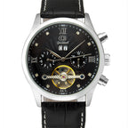 GESMART Men's Tourbillon Automatic Mechanical Watch Calendar Multifunction Business