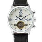 GESMART Men's Tourbillon Automatic Mechanical Watch Calendar Multifunction Business