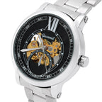 GESMART Men's Automatic Mechanical Watch Skeleton Exhibition Case Back Self Winding