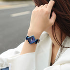 Women's Student Minimalist Prism Small-Green Waterproof Watch