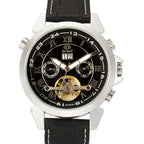 GESMART Men's High End Tourbillon Automatic Mechanical Watch Calendar Multifunction
