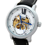 GESMART Men's Automatic Mechanical Watch Skeleton Exhibition Case Back Self Winding