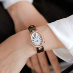 Women's Teardrop-Shaped Rhinestone Waterproof Quartz Watch