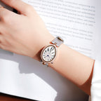 Women's Teardrop-Shaped Rhinestone Waterproof Quartz Watch
