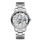 GESMART Men's Automatic Mechanical Watch Skeleton Exhibition Case Back
