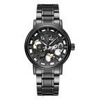 GESMART Men's Automatic Mechanical Watch Skeleton Exhibition Case Back