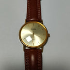 HAIDA Gold-Plated Quartz Watch Vintage Minimalist Unisex NOS