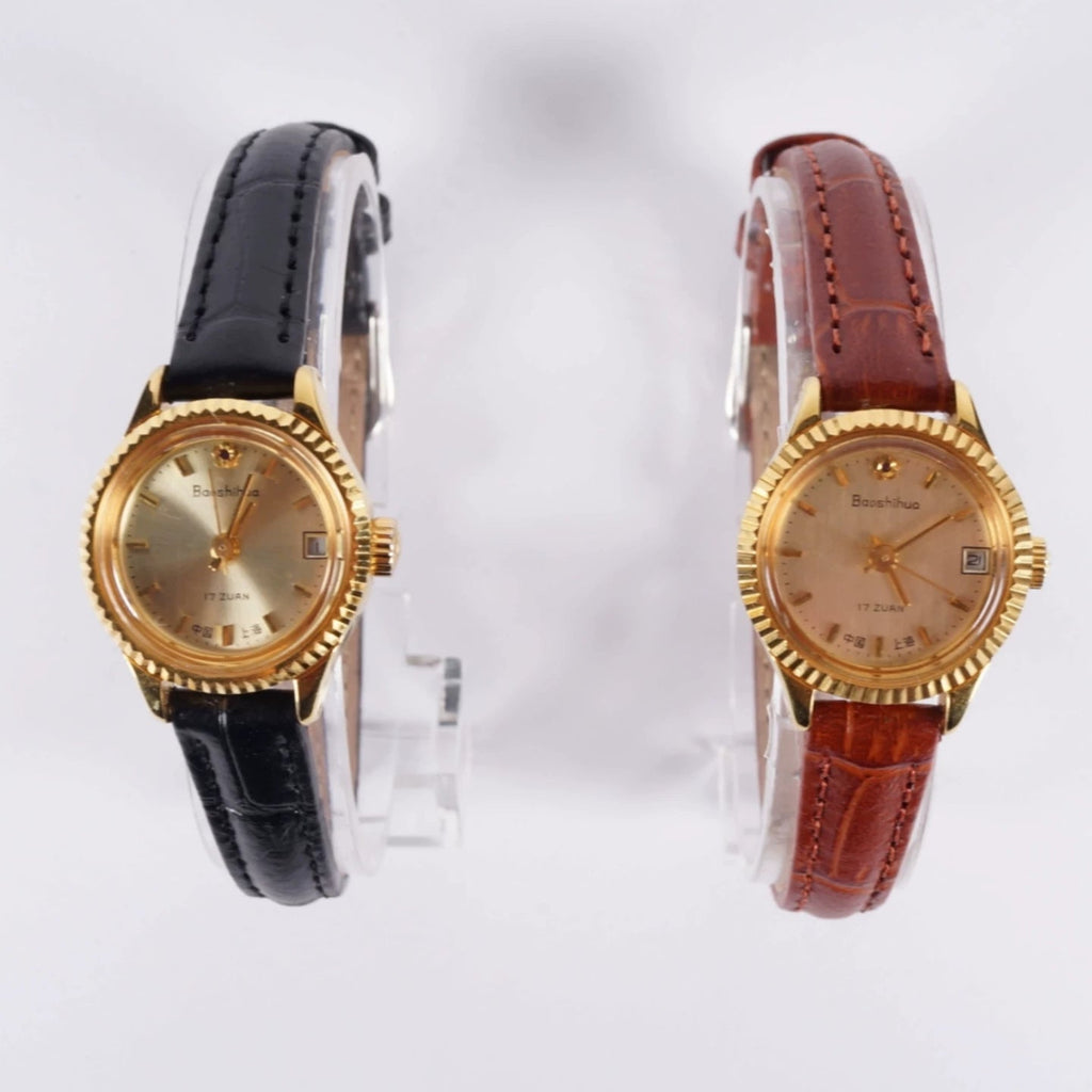 Baoshihua Ladies Manual Wind Mechanical Watch Small Vintage Retro NOS Shanghai