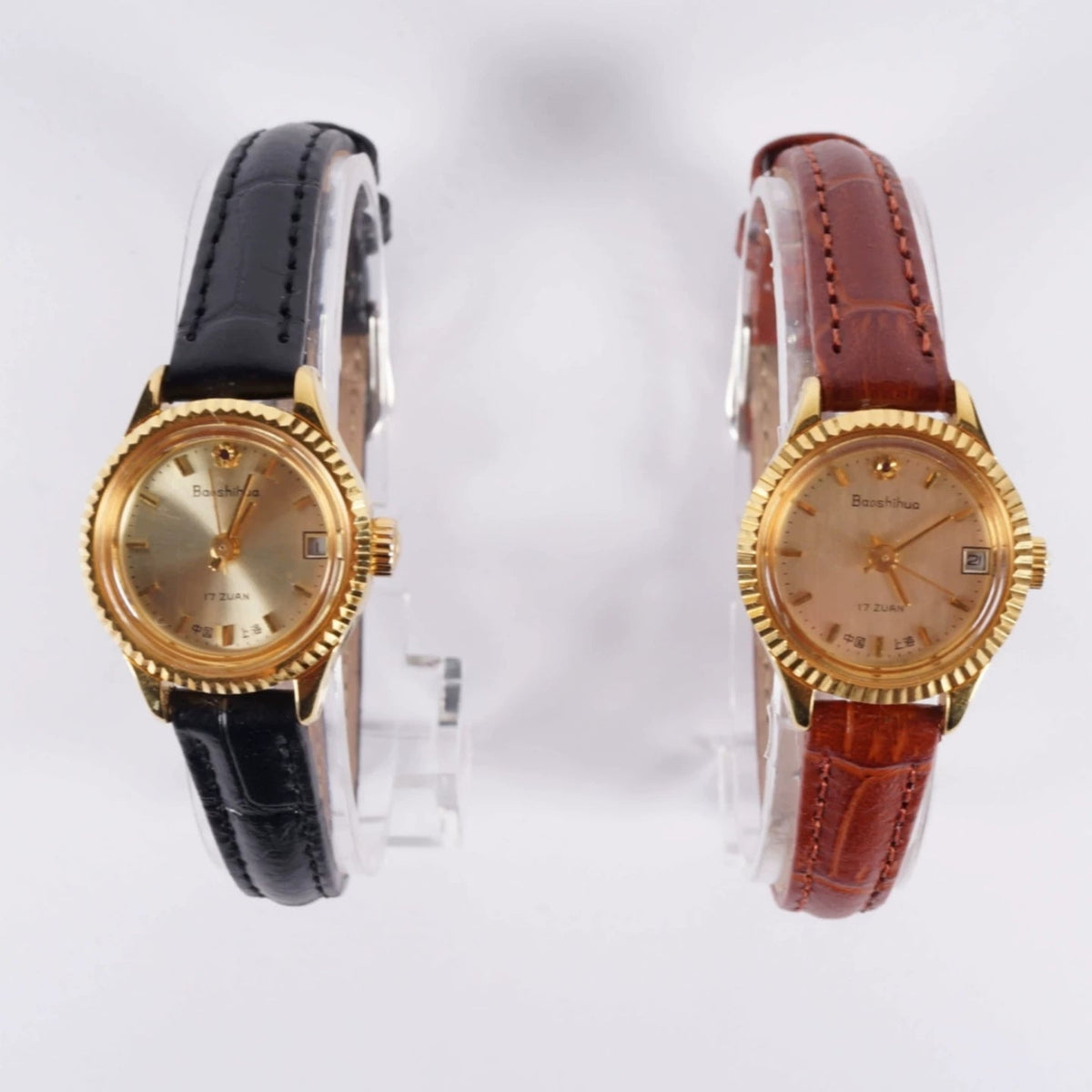 Baoshihua Ladies Manual Wind Mechanical Watch Small Vintage Retro NOS Shanghai