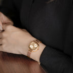 GESMART Women's Small Square Mesh Band Quartz Watch Slim Strap Minimalist Student Ladies Wristwatch