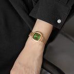 GESMART Women's Small Square Mesh Band Quartz Watch Slim Strap Minimalist Student Ladies Wristwatch