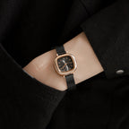 GESMART Women's Small Square Mesh Band Quartz Watch Slim Strap Minimalist Student Ladies Wristwatch