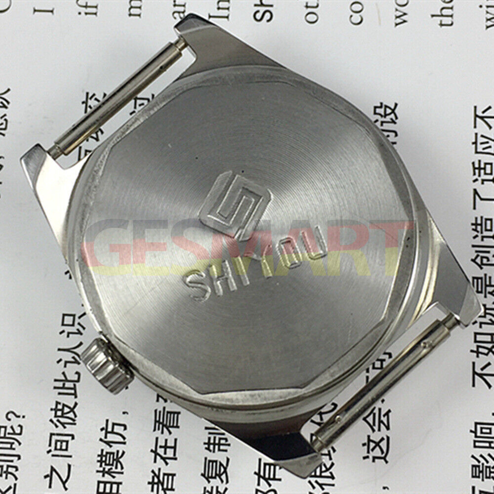 Shiyou 32mm grey manual mechanical watch featuring 17 jewels and a single calendar display for precise timekeeping.