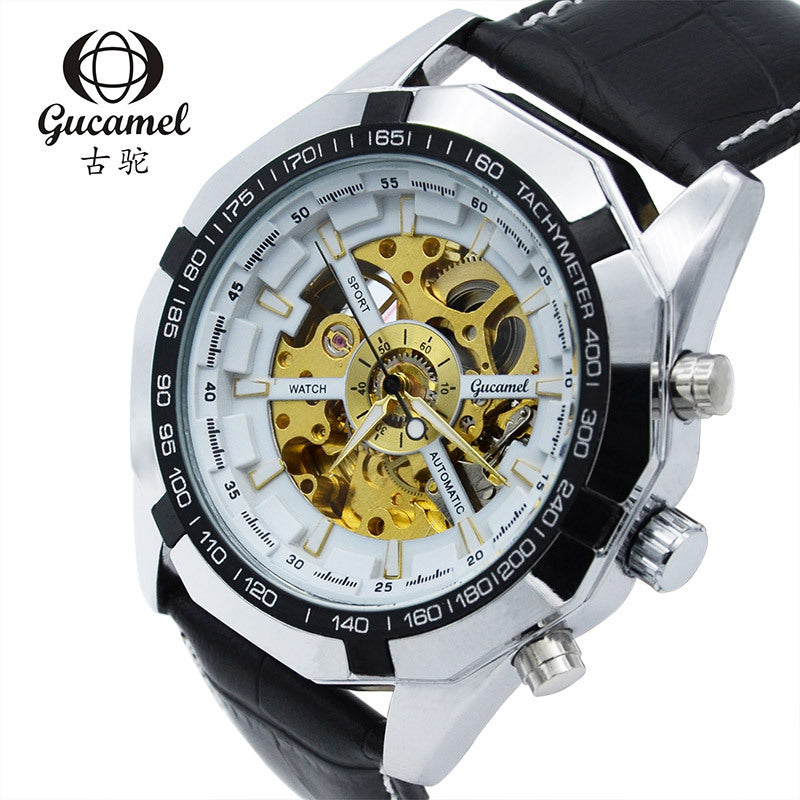 GESMART Men's Automatic Mechanical Watch Self Winding Trendy Wristwatch