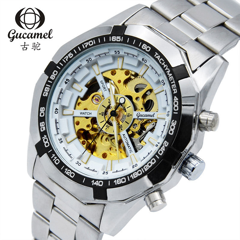 GESMART Men's Automatic Mechanical Watch Self Winding Trendy Wristwatch
