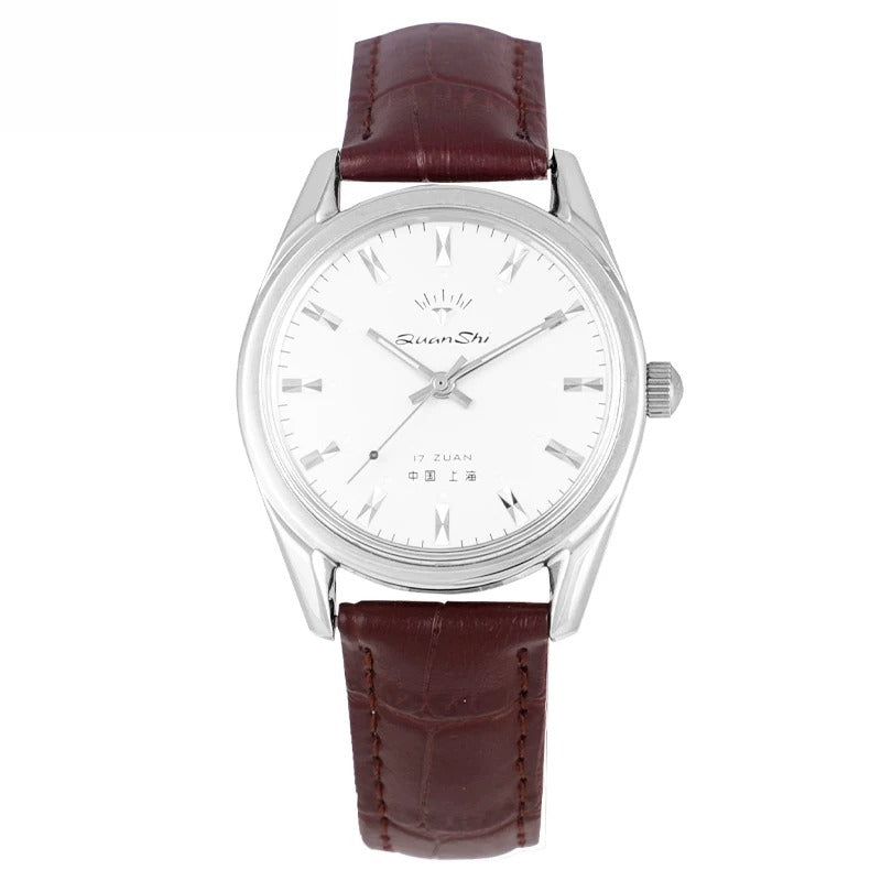 Diamond Brand Men's Manual Wind Mechanical Watch Luminous Steel 7120 Movement