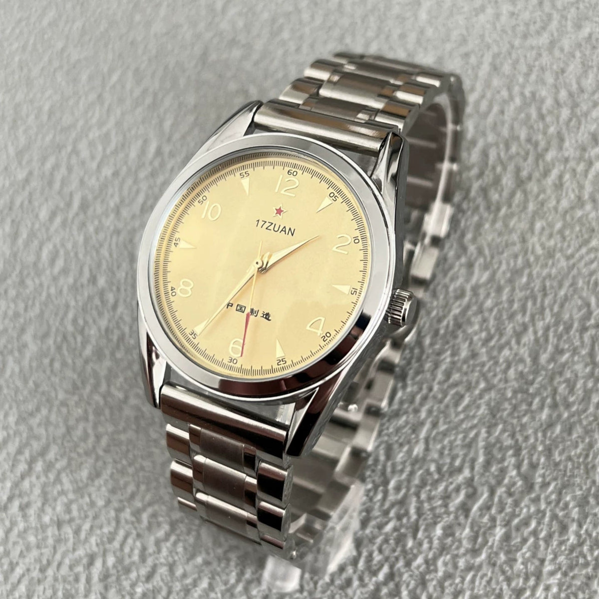 Vintage 7120 Manual Wind Military Men's Watch August 1st Commemorative NOS