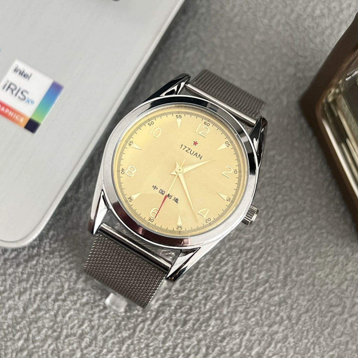 Vintage 7120 Manual Wind Military Men's Watch August 1st Commemorative NOS