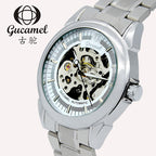 GESMART Men's Skeleton Automatic Mechanical Watch Fashion Casual Business