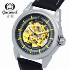 GESMART Men's Skeleton Automatic Mechanical Watch Fashion Casual Business
